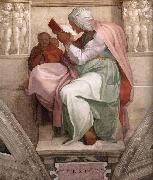 Michelangelo Buonarroti he Persian Sibyl France oil painting artist